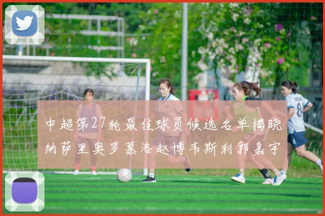 中超第27轮最佳球员候选名单揭晓纳萨里奥罗慕洛赵博韦斯利郭嘉宇争夺荣誉