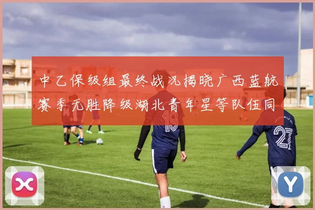 中乙保级组最终战况揭晓广西蓝航赛季无胜降级湖北青年星等队伍同遭降级